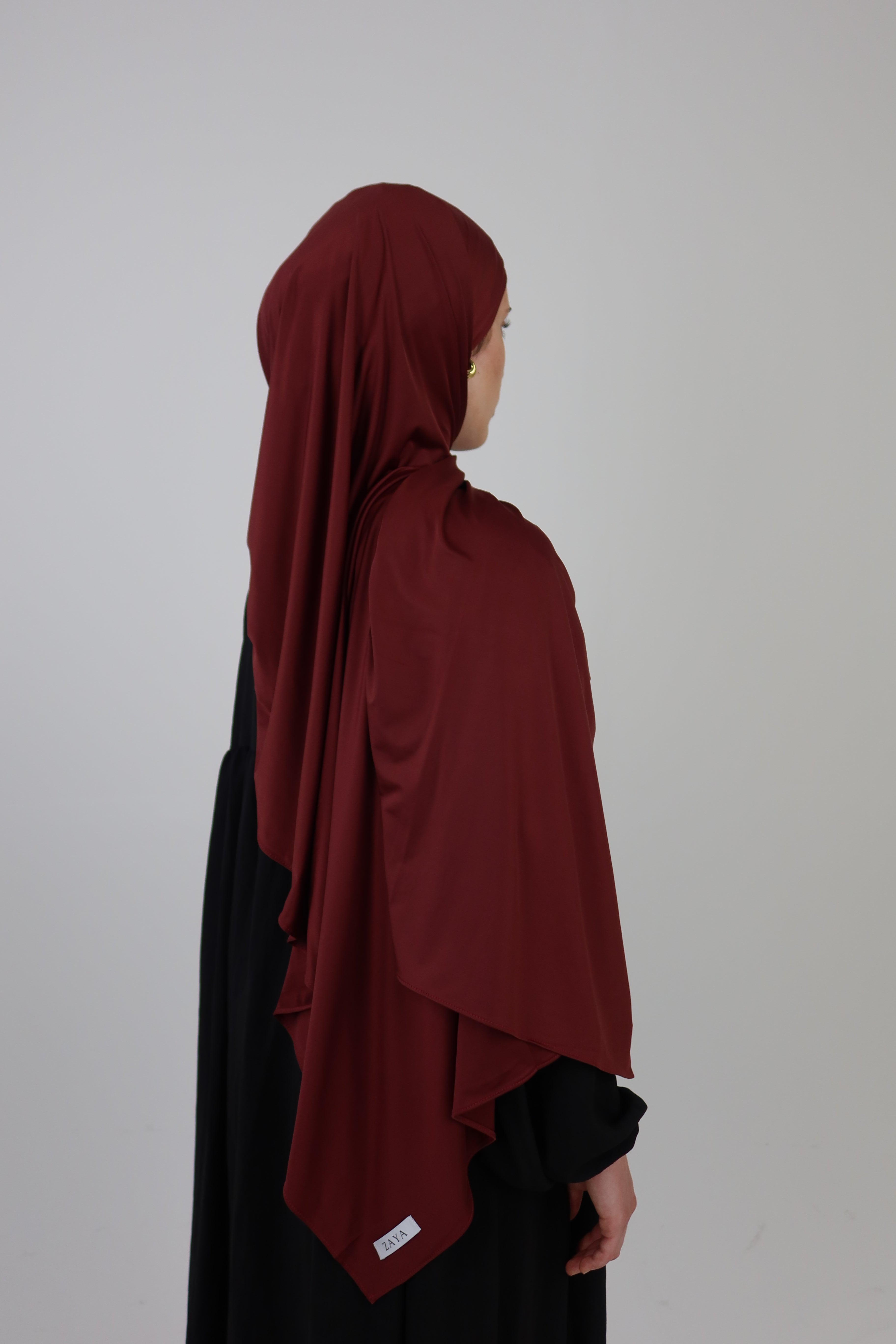 Premium Liquid Jersey BURGUNDY
