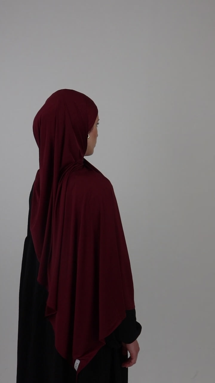 Premium Liquid Jersey BURGUNDY